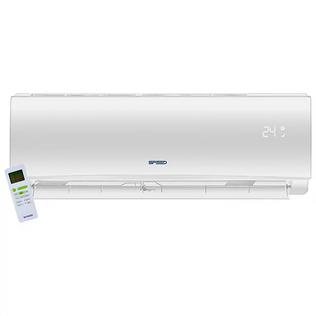 Es ideal para casas rodantes, ya que su consumo eléctrico es muy económico. Funciona perfectamente con generadores inverter y también con inversores de 12 V o 24 V a 220 V.

Opera en un amplio rango de voltajes, desde 170 hasta picos de 260 voltios, adaptándose a la red eléctrica. Además, es súper silencioso: su tecnología de doble inverter hace que el ruido, tanto en el exterior como en el interior, sea casi imperceptible.