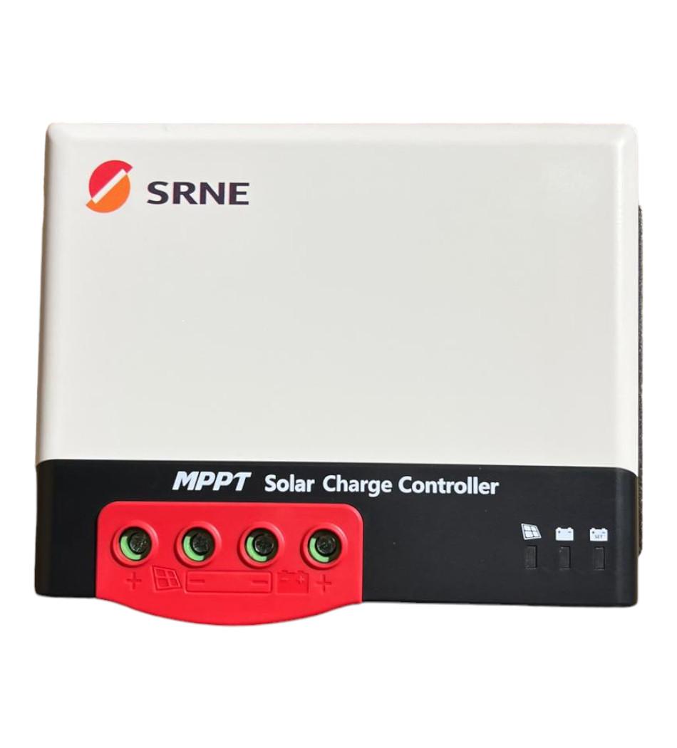 Modelo: MC2440N10-B Voltaje del sistema: 12 V/24 V 
Consumo de energía en espera: <10 mA Voltaje de la batería: 9 V ~ 32 V 
Voltaje máximo del circuito abierto fotovoltaico: 92 V (25 μm); 100 V (cuando la temperatura ambiente es inferior) 
Voltaje de funcionamiento MPPT: (Voltaje de la batería +2 V) ~ 72 V 
Corriente nominal: 40 A Potencia máxima de entrada: 550 W/12 V 1100 W/24 V 
Eficiencia de conversión: 98 % 
Eficiencia MPPT: >99 % Coeficiente de compensación de temperatura: -3 mv/ºC/2 V (predeterminado); (Las baterías de litio no tienen compensación de temperatura) 
Temperatura de funcionamiento: -35 ºC ~ +45 ºC 
Grado de funcionamiento: IP32 
Peso: 1040 g 
Modo de comunicación: Comunicación en serie TTL - 
Módulo Bluetooth BT-2 
Altitud: 3000 metros 
Dimensiones (mm): 183 x 127 x 65,5