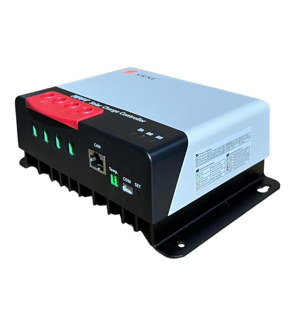 Controlador de carga solar MPPT SR-MC2450N10
Voltaje de la batería 12/24 V
Carga actual 50A
Alimentación por panel solar (batería de 12 V) 660 W
Alimentación por panel solar (batería de 24 V) 1320W
Voltaje de circuito abierto del panel solar 100 V
Consumo de energía estática 10 mA
Tipos de baterías compatibles Batería de plomo-ácido, batería coloidal, batería ventilada, batería de litio
Carga de igualación 14,6 V / 29,2 V (ajustable)
Carga de refuerzo 14,4 V / 28,8 V (ajustable)
Carga flotante 13,8 V / 27,6 V (ajustable)
Compensación de temperatura
-3mV / ºC / 2V
Rango de temperatura de funcionamiento -35ºC-60ºC
Humedad 95%, sin condensación
Terminal de cableado 10 mm² / 8 AWG