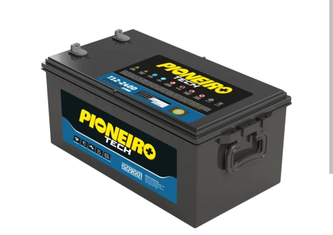 Batería estacionaria, 12v, 240AH, Pioneiro